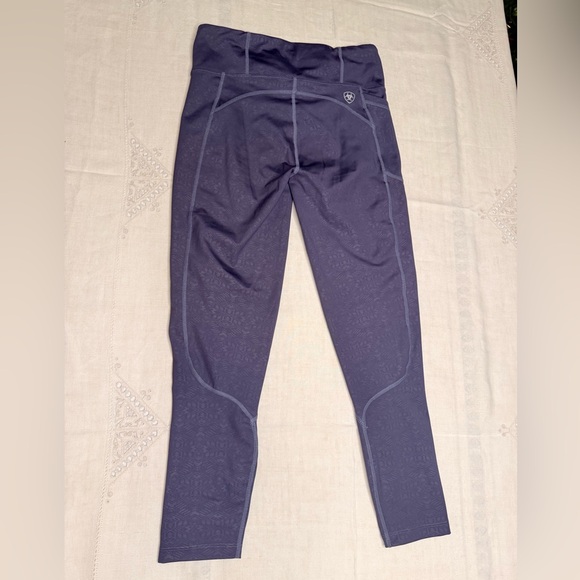 Ariat Women's Zia Embossed Riding Tights - Dark Gray size medium - Picture 13 of 15